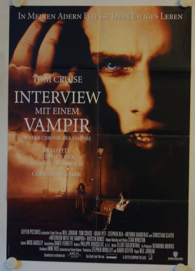 Interview mit einem Vampir originales deutsches Filmplakat